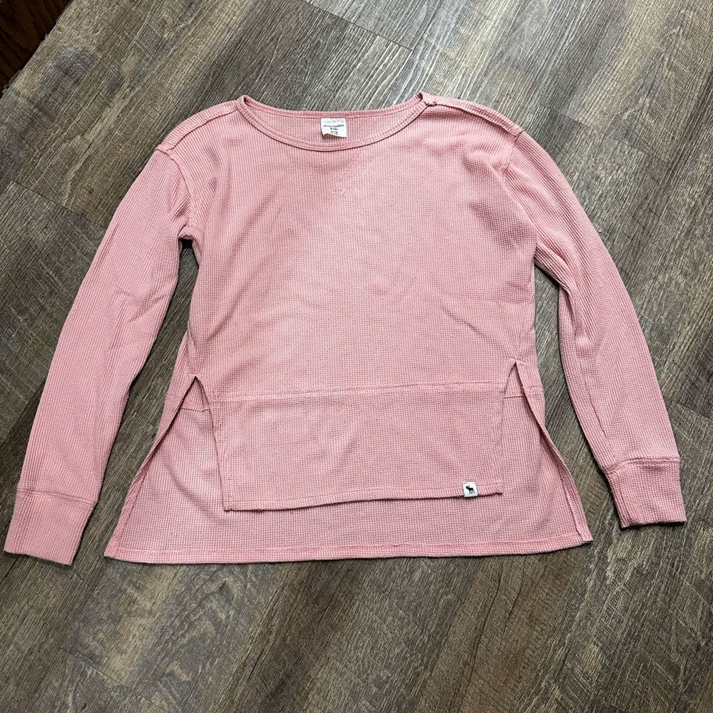 Girls A&F Waffle Knit long sleeve
